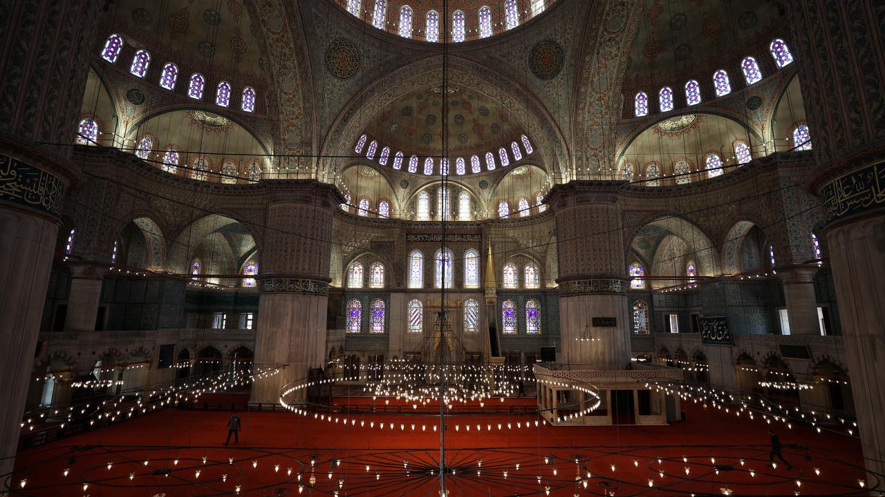 голубая мечеть стамбул внутри